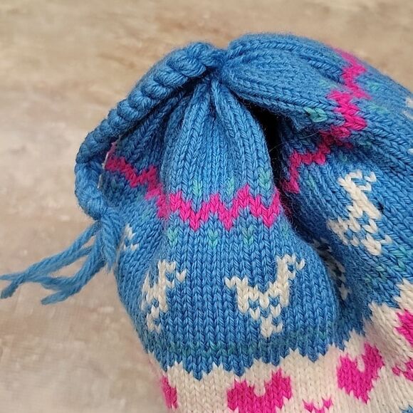 STOWE WOOLENS HANDCRAFTED IN VT WOMENS WINTER WOOL SHERPA W/BRAIDS OSFM - Picture 3 of 8